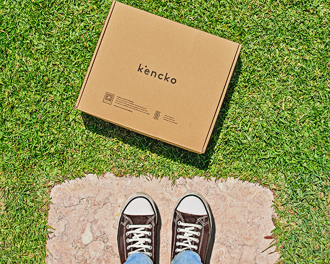 A smoothie subscription box packed for shipping