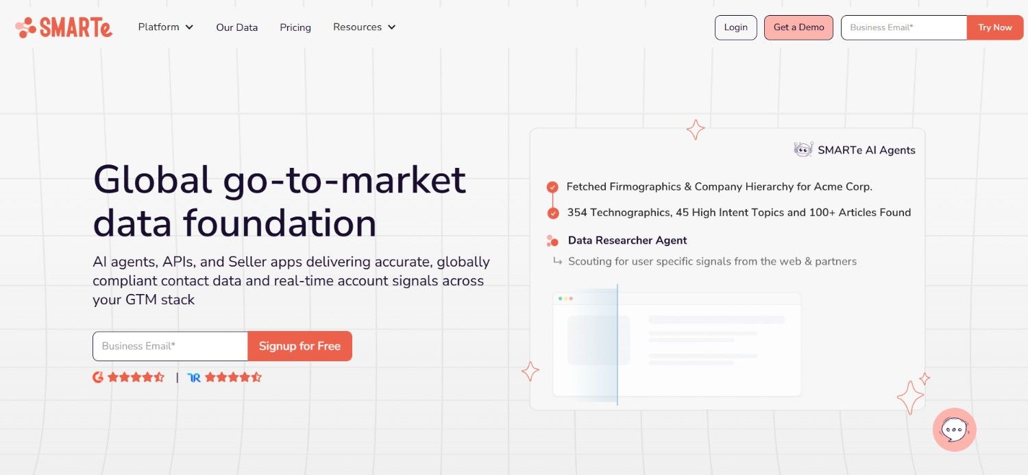 The SMARTe homepage